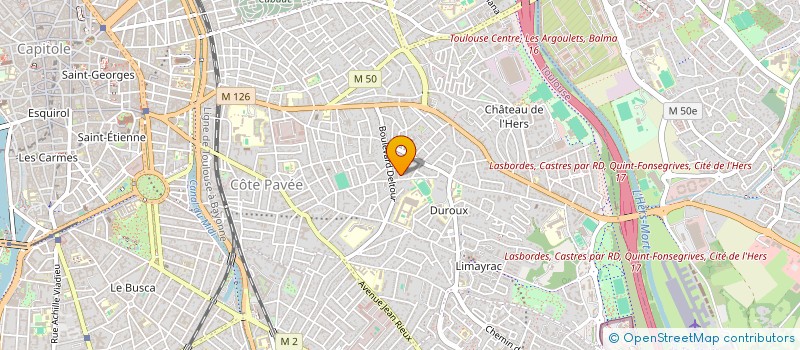 localisation de l'entreprise SYND COPROPRIETE RESIDENCE LES FLORALIES à TOULOUSE