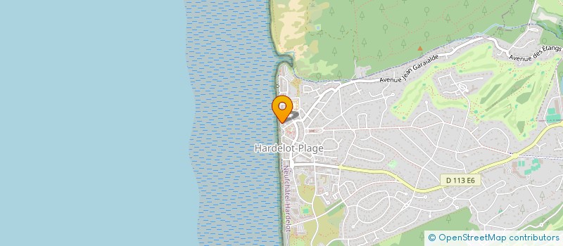 localisation de l'entreprise SYND COPROPRIETE RESIDENCE LES GOELANDS  NEUFCHATEL-HARDELOT