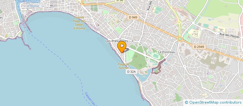 localisation de l'entreprise SYND COPROPRIETE RESIDENCE LES GOELETTES à LES SABLES D'OLONNE