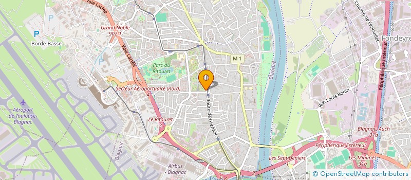 localisation de l'entreprise SYND COPROPRIETE RESIDENCE LES ORMES à BLAGNAC