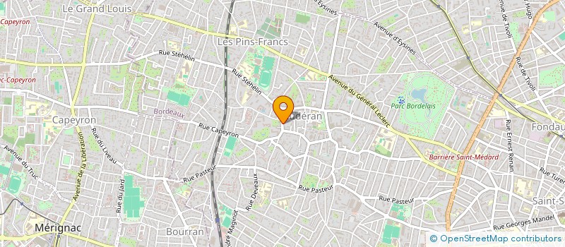 localisation de l'entreprise SYND COPROPRIETE RESIDENCE LONGCHAMPS  BORDEAUX