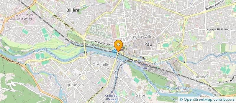 localisation de l'entreprise SYND COPROPRIETE RESIDENCE MARCA à PAU