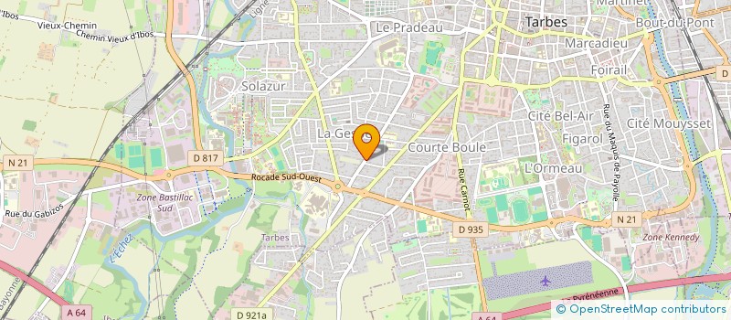 localisation de l'entreprise SYND COPROPRIETE RESIDENCE MIRAMONT  TARBES