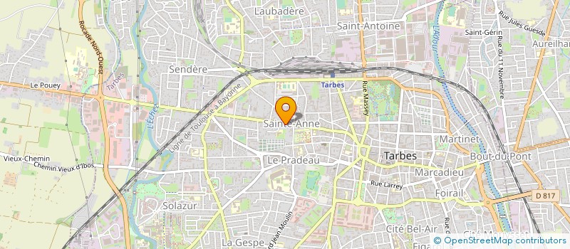 localisation de l'entreprise SYND COPROPRIETE RESIDENCE NAVARRET  TARBES