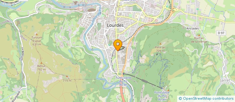 localisation de l'entreprise SYND COPROPRIETE RESIDENCE NEOUVIELLE  LOURDES