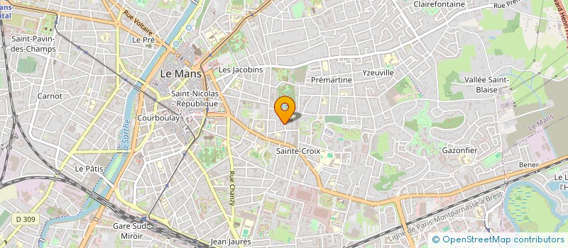localisation de l'entreprise SYND COPROPRIETE RESIDENCE NOTRE DAME  LE MANS