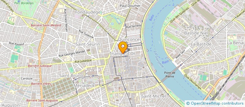 localisation de l'entreprise SYND COPROPRIETE RESIDENCE NOTRE DAME  BORDEAUX