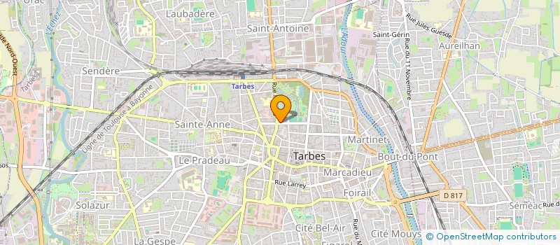 localisation de l'entreprise SYND COPROPRIETE RESIDENCE PARC LARCHER  TARBES