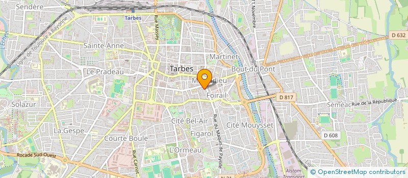 localisation de l'entreprise SYND COPROPRIETE RESIDENCE PARMENTIER  TARBES