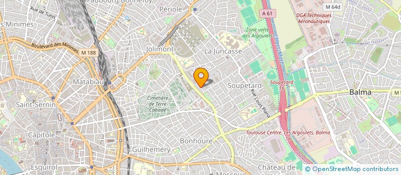 localisation de l'entreprise SYND COPROPRIETE RESIDENCE PAYS D'OC à TOULOUSE