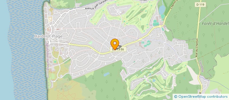 localisation de l'entreprise SYND COPROPRIETE RESIDENCE PETER PAN  NEUFCHATEL-HARDELOT