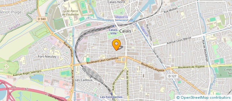 localisation de l'entreprise SYND COPROPRIETE RESIDENCE PIEDFORT I  CALAIS