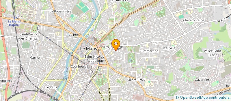 localisation de l'entreprise SYND COPROPRIETE RESIDENCE R.GARNIER  LE MANS
