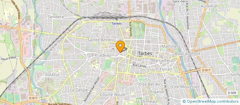 localisation de l'entreprise SYND COPROPRIETE RESIDENCE RAMOND  TARBES