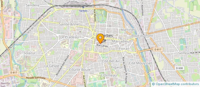 localisation de l'entreprise SYND COPROPRIETE RESIDENCE RICHELIEU  TARBES