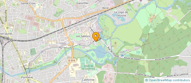 localisation de l'entreprise SYND COPROPRIETE RESIDENCE RIVES DU LAC  LE MANS