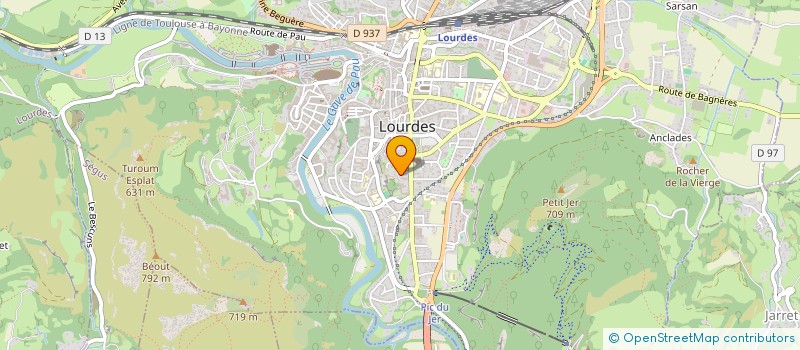 localisation de l'entreprise SYND COPROPRIETE RESIDENCE ROCHES  LOURDES