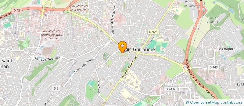 localisation de l'entreprise SYND COPROPRIETE RESIDENCE SAINT ALBAN à BOIS-GUILLAUME