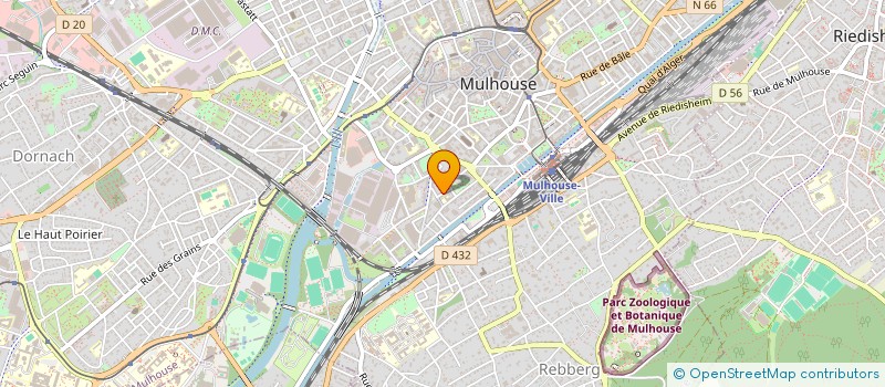 localisation de l'entreprise SYND COPROPRIETE RESIDENCE SAINT FIACRE  MULHOUSE