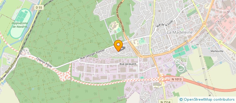 localisation de l'entreprise SYND COPROPRIETE RESIDENCE SAINT LEGER  EVREUX