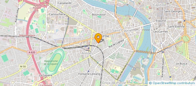 localisation de l'entreprise SYND COPROPRIETE RESIDENCE SAINT MAURICE à TOULOUSE
