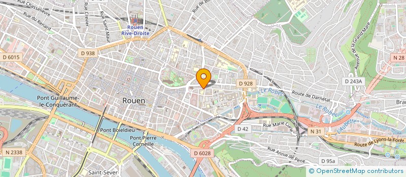 localisation de l'entreprise SYND COPROPRIETE RESIDENCE SAINT VIVIEN à ROUEN