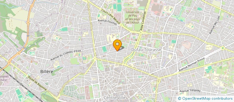 localisation de l'entreprise SYND COPROPRIETE RESIDENCE SHAMROCK B à PAU