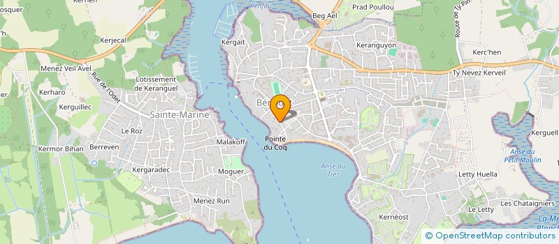 localisation de l'entreprise SYND COPROPRIETE RESIDENCE SPERANZA 067  BENODET