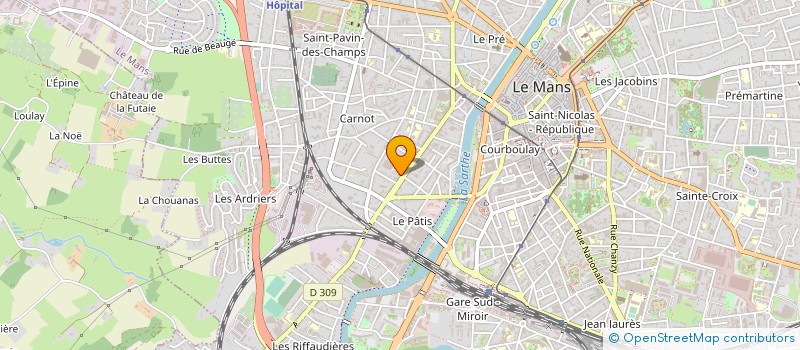 localisation de l'entreprise SYND COPROPRIETE RESIDENCE ST GILLES  LE MANS