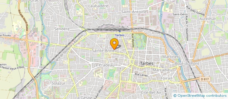 localisation de l'entreprise SYND COPROPRIETE RESIDENCE ST MARTIN  TARBES