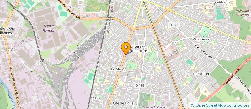 localisation de l'entreprise SYND COPROPRIETE RESIDENCE ST SAENS  LE MANS