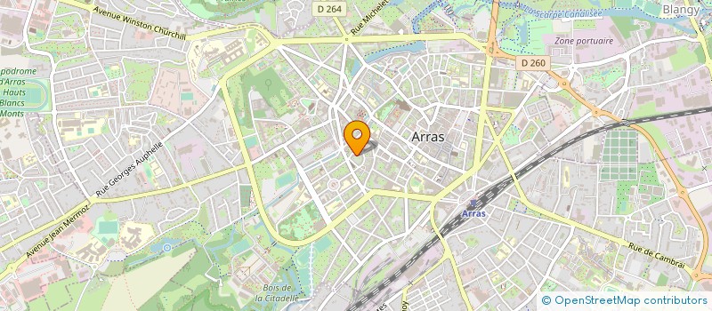 localisation de l'entreprise SYND COPROPRIETE RESIDENCE STE AGNES à ARRAS