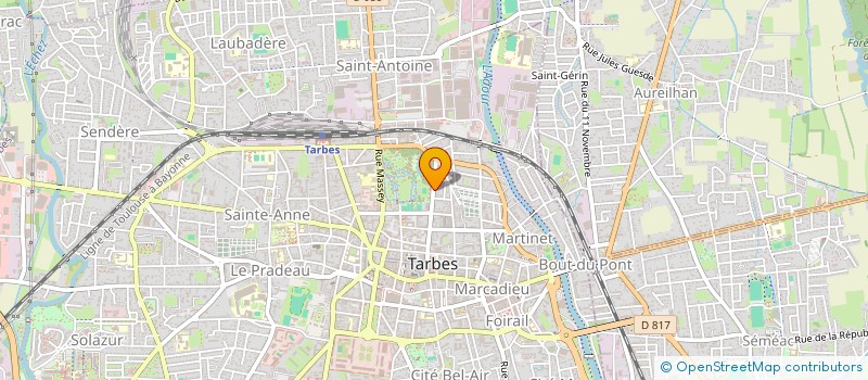 localisation de l'entreprise SYND COPROPRIETE RESIDENCE SYLVA  TARBES