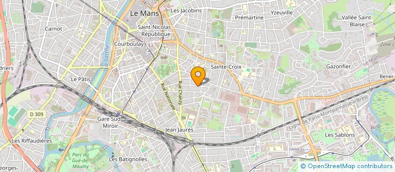 localisation de l'entreprise SYND COPROPRIETE RESIDENCE THORE  LE MANS