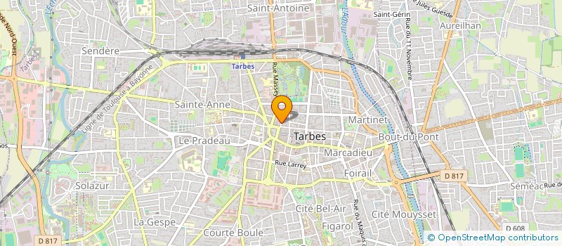 localisation de l'entreprise SYND COPROPRIETE RESIDENCE VERDUN  TARBES