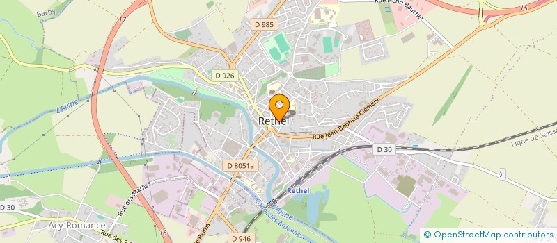 localisation de l'entreprise SYND COPROPRIETE RESIDENCE VERLAINE  RETHEL