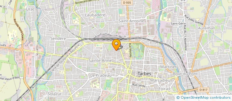 localisation de l'entreprise SYND COPROPRIETE RESIDENCE VICTOR HUGO  TARBES