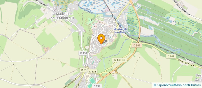 localisation de l'entreprise SYND COPROPRIETE RESIDENCE VICTOR HUGO  MONTREUIL-SUR-MER