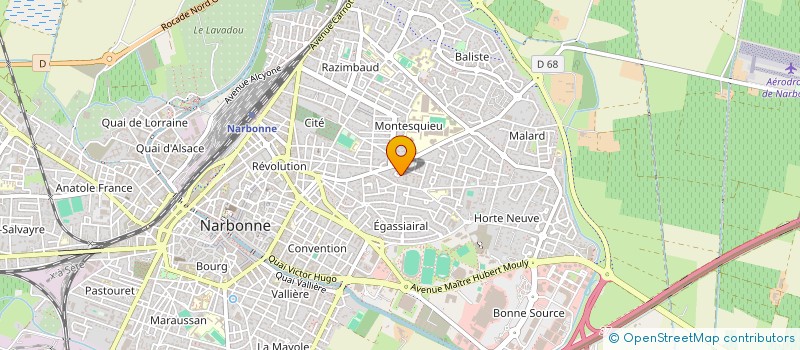 localisation de l'entreprise SYND COPROPRIETE RESIDENCE VIGNEVIEILLE  NARBONNE