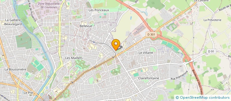 localisation de l'entreprise SYND COPROPRIETE RESIDENCE ZAMENHOF  LE MANS