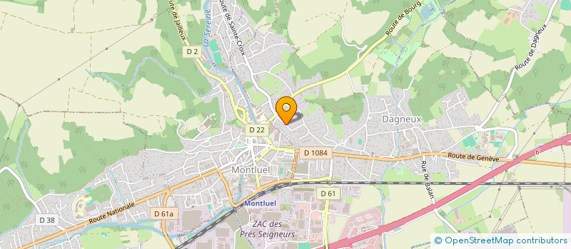 localisation de l'entreprise SYND COPROPRIETE RTE DU MONT CHATEL à DAGNEUX