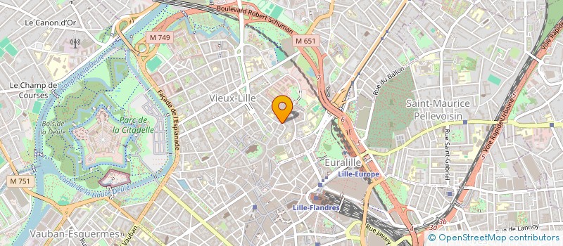 localisation de l'entreprise SYND COPROPRIETE RUE DES TOURS à LILLE