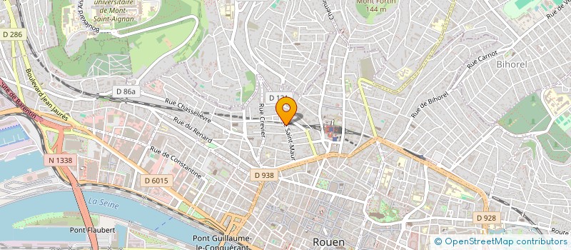 localisation de l'entreprise SYND COPROPRIETE SAINT MAUR à ROUEN