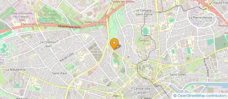 localisation de l'entreprise SYND COPROPRIETE SEJOUR JARDINS PLANTES à CAEN