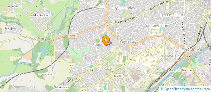 localisation de l'entreprise SYND COPROPRIETE THEODORE BAC-LAMARTINE à LIMOGES