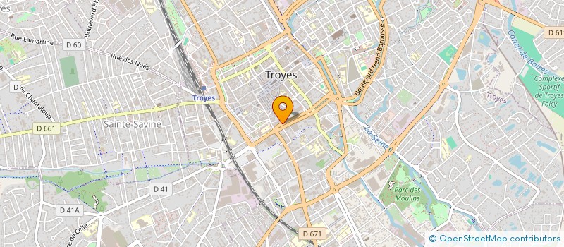 localisation de l'entreprise SYND COPROPRIETE TOUR SAINT MICHEL  TROYES