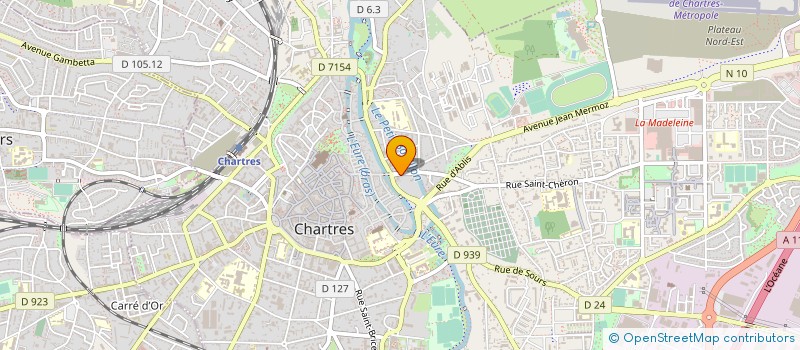 localisation de l'entreprise SYND COPROPRIETES 12 R FG GUILLAUME à CHARTRES