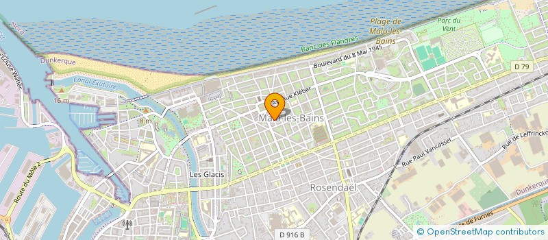 localisation de l'entreprise SYND COPROPRIETES ILOT 58 BLOC D G à DUNKERQUE