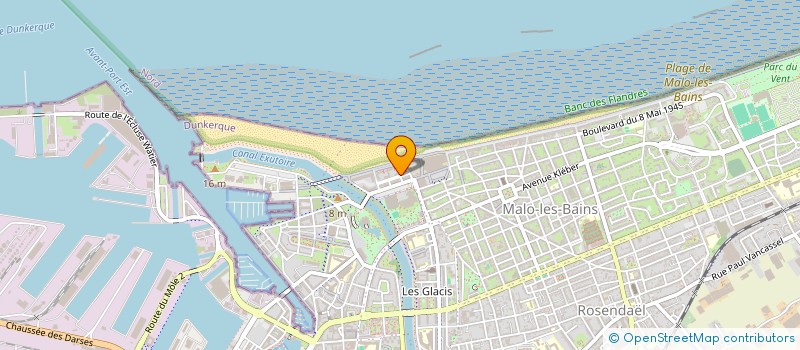 localisation de l'entreprise SYND COPROPRIETES IMM KURSAAL ILOT 59 à DUNKERQUE