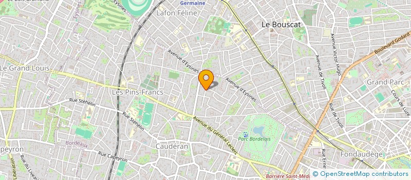 localisation de l'entreprise SYND COPROPRIETES RES LA MOLINERIE  BORDEAUX